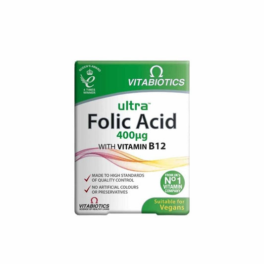 Vitabiotics Ultra Folic Acid 400mg